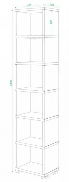 Стеллаж-колонка СБ-15/6 в Игриме - igrim.mebel24.online | фото 2