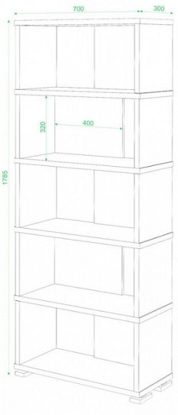 Стеллаж СБ-10/5 в Игриме - igrim.mebel24.online | фото 2