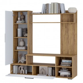 Гостиная Евро 2 (крафт/белый) в Игриме - igrim.mebel24.online | фото 2