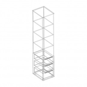 СТИЛ Пенал с 3 ящиками в Игриме - igrim.mebel24.online | фото 2