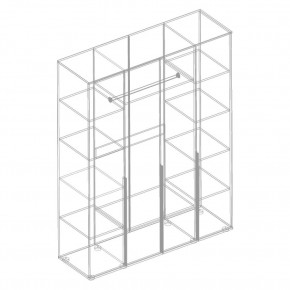 СТИЛ Шкаф 4-ств для одежды в Игриме - igrim.mebel24.online | фото 2