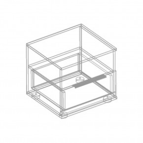 СТИЛ Тумба прикроватная с ящиком и нишей в Игриме - igrim.mebel24.online | фото 2