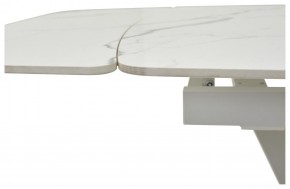 Стол ALATRI 120 GLOSS STATUARIO WHITE SOLID CERAMIC / WHITE, ®DISAUR в Игриме - igrim.mebel24.online | фото 3
