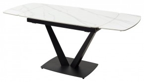 Стол ALATRI 120 MATT WHITE MARBLE SOLID CERAMIC / BLACK, ®DISAUR в Игриме - igrim.mebel24.online | фото 10