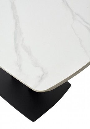 Стол ALATRI 120 MATT WHITE MARBLE SOLID CERAMIC / BLACK, ®DISAUR в Игриме - igrim.mebel24.online | фото 11