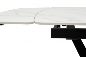 Стол ALATRI 120 MATT WHITE MARBLE SOLID CERAMIC / BLACK, ®DISAUR в Игриме - igrim.mebel24.online | фото 5