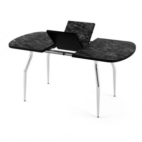 Стол-бабочка Бриз пластик Мрамор марквина синий в Игриме - igrim.mebel24.online | фото 2