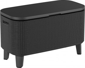 Стол Беви Бар (Bevy Bar Large Cool Bar), графит в Игриме - igrim.mebel24.online | фото 2