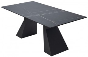 Стол БОГАРТ 200 TITANIUM BLACK PULIDO, керамика / Черный М-City в Игриме - igrim.mebel24.online | фото 5