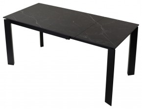 Стол CORNER 120 MATT BLACK MARBLE SOLID CERAMIC / BLACK, ®DISAUR в Игриме - igrim.mebel24.online | фото 4