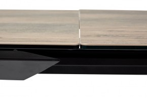 Стол CREMONA 140 KL-61 под дерево, итальянская керамика/ черный каркас, ®DISAUR в Игриме - igrim.mebel24.online | фото 6