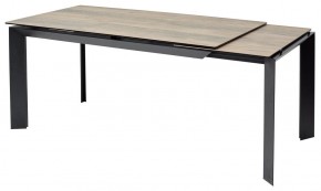 Стол CREMONA 140 KL-61 под дерево, итальянская керамика/ черный каркас, ®DISAUR в Игриме - igrim.mebel24.online | фото 8