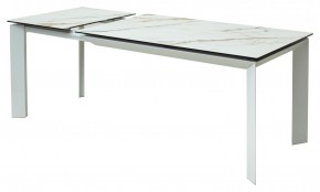 Стол CREMONA 160 KL-188 Контрастный мрамор / белый каркас, ®DISAUR в Игриме - igrim.mebel24.online | фото 6