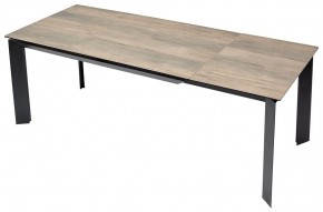 Стол CREMONA 180 KL-61 Под дерево, итальянская керамика / черный каркас, ®DISAUR в Игриме - igrim.mebel24.online | фото 2