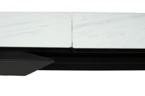 Стол CREMONA 180 KL-99 Белый мрамор матовый, итальянская керамика / черный каркас, ®DISAUR в Игриме - igrim.mebel24.online | фото 12