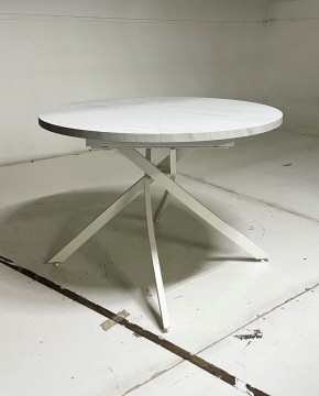 Стол ДАРИО D110 раскладной Мрамор Леванто/ Белый каркас М-City в Игриме - igrim.mebel24.online | фото 3