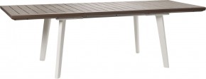 Стол Гармония раздвижной (Harmony Extendable) белый-капучино в Игриме - igrim.mebel24.online | фото 5