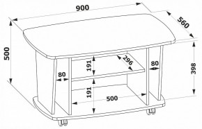 Стол журнальный СЖ-3 в Игриме - igrim.mebel24.online | фото 3