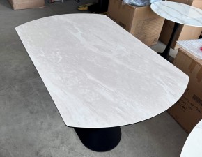 Стол KAI 140 TL-109 поворотная система раскладки, испанская керамика / Темно-серый / Черный, ®DISAUR в Игриме - igrim.mebel24.online | фото 7