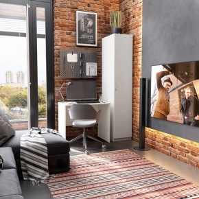 Стол КАСТОР письменный 80х50, цвет белый в Игриме - igrim.mebel24.online | фото