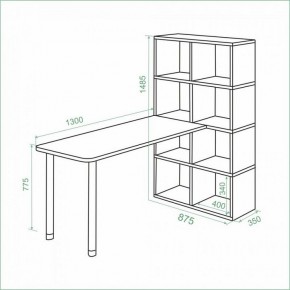 Стол компьютерный Bartolo в Игриме - igrim.mebel24.online | фото 3