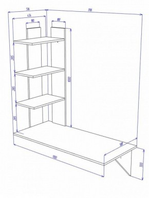 Стол компьютерный Домино Cross СтТ5 в Игриме - igrim.mebel24.online | фото 2