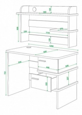 Стол компьютерный Домино нельсон СД-15 в Игриме - igrim.mebel24.online | фото 3