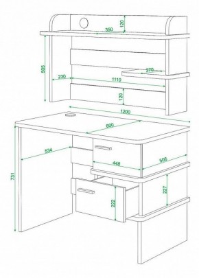 Стол компьютерный Домино нельсон СД-15 в Игриме - igrim.mebel24.online | фото 3