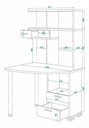 Стол компьютерный Домино нельсон СК-20 в Игриме - igrim.mebel24.online | фото 5