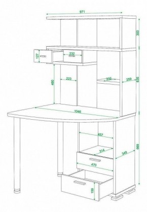 Стол компьютерный Домино нельсон СК-20 в Игриме - igrim.mebel24.online | фото 5