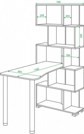 Стол компьютерный Домино нельсон СЛ-5СТ-2 в Игриме - igrim.mebel24.online | фото 2