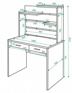 Стол компьютерный Домино нельсон СП-22 в Игриме - igrim.mebel24.online | фото 2