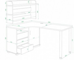 Стол компьютерный Домино нельсон СР-145М в Игриме - igrim.mebel24.online | фото 2