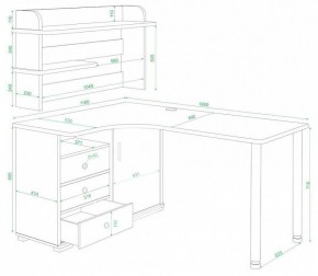 Стол компьютерный Домино нельсон СР-165М в Игриме - igrim.mebel24.online | фото 2