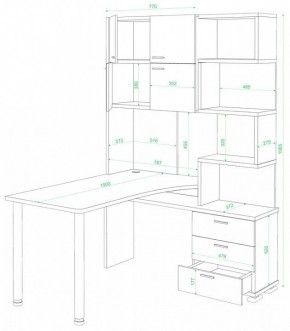 Стол компьютерный Домино нельсон СР-500М/190 в Игриме - igrim.mebel24.online | фото 2