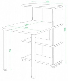 Стол компьютерный Домино СБ-10М/3 в Игриме - igrim.mebel24.online | фото 2