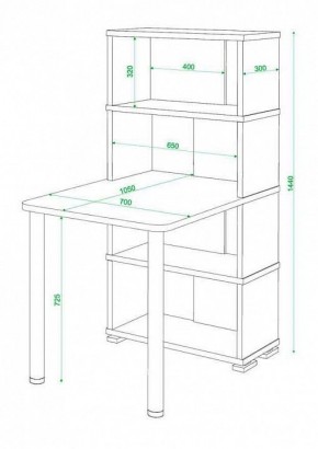 Стол компьютерный Домино СБ-10М4 в Игриме - igrim.mebel24.online | фото 3