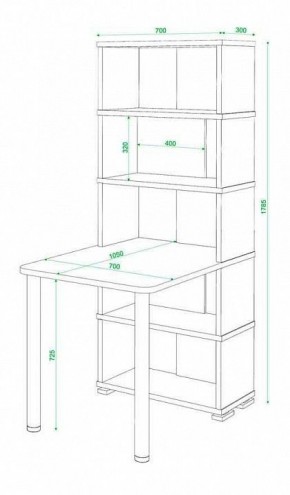 Стол компьютерный Домино СБ-10М5 в Игриме - igrim.mebel24.online | фото 4