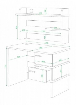 Стол компьютерный Домино СД-15 в Игриме - igrim.mebel24.online | фото 2