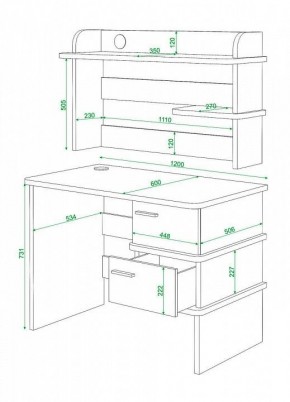 Стол компьютерный Домино СД-15 в Игриме - igrim.mebel24.online | фото 4