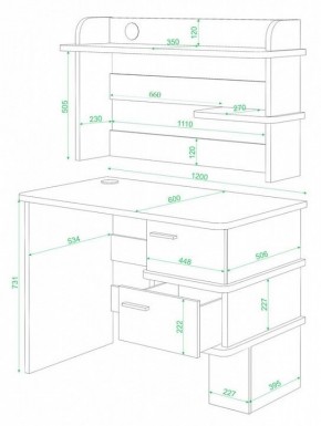 Стол компьютерный Домино СД-15 в Игриме - igrim.mebel24.online | фото 2