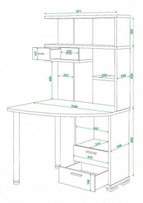 Стол компьютерный Домино СК-20 в Игриме - igrim.mebel24.online | фото 5