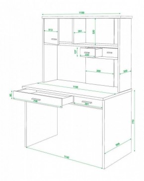 Стол компьютерный Домино СК-60 в Игриме - igrim.mebel24.online | фото 2