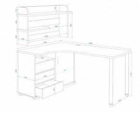 Стол компьютерный Домино СР-145М в Игриме - igrim.mebel24.online | фото 2