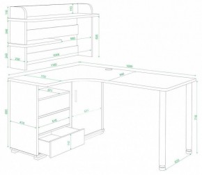 Стол компьютерный Домино СР-145М в Игриме - igrim.mebel24.online | фото 3