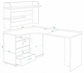 Стол компьютерный Домино СР-165 в Игриме - igrim.mebel24.online | фото 3