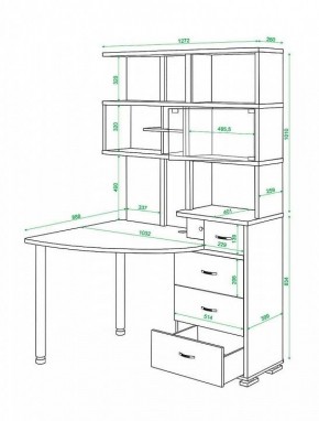 Стол компьютерный Домино СР-320 в Игриме - igrim.mebel24.online | фото 5