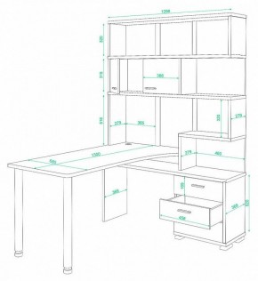 Стол компьютерный Домино СР-420/130 в Игриме - igrim.mebel24.online | фото 2