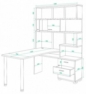 Стол компьютерный Домино СР-420/130 в Игриме - igrim.mebel24.online | фото 2