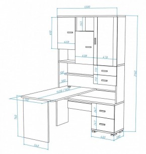 Стол компьютерный Домино СР-620/140 в Игриме - igrim.mebel24.online | фото 2